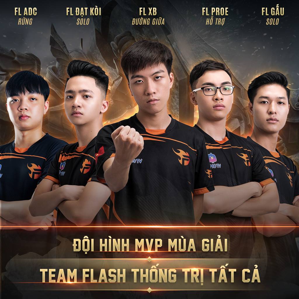 Team Flash công bố đội hình cho VCS 2019 Team Flash công bố đội hình cho VCS 2019